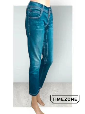 Jean Timezone,coupe slim ,taille haute ,texture elasthanne