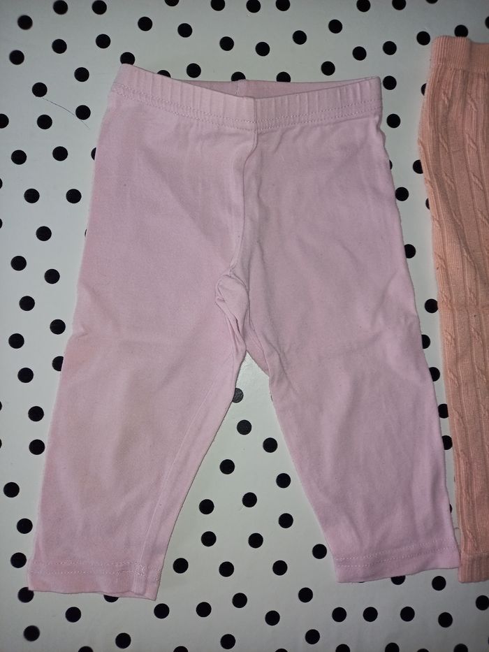 2 leggings fille 12 mois - photo numéro 2