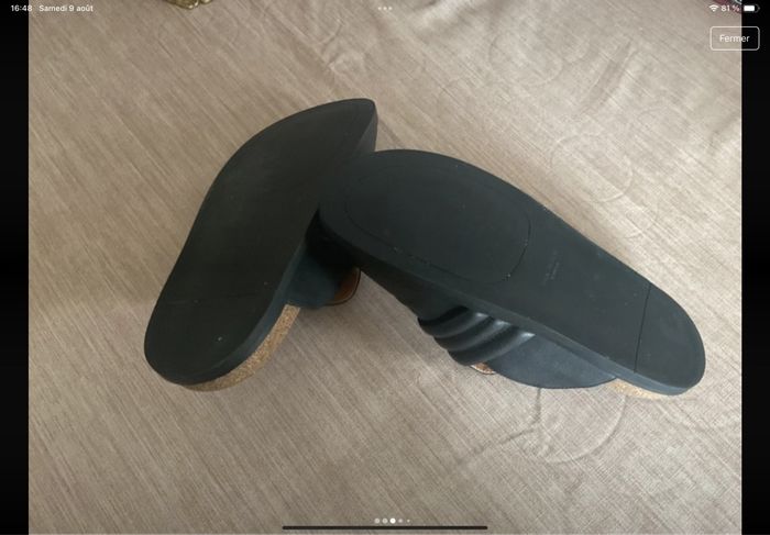 Chaussures mules en cuir Shoe the Bear - photo numéro 3