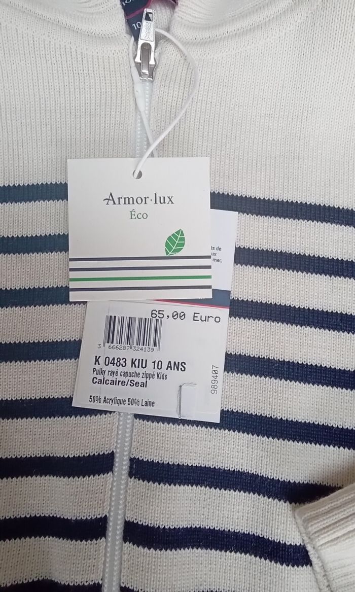 Gilet taille 10 ans marque Armor Lux - photo numéro 6