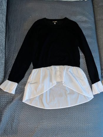 Superbe pull chemise intégrée Asos taille 38