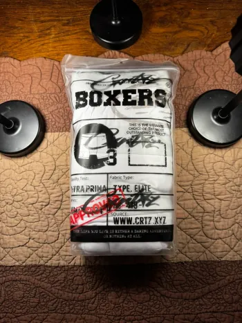 3 Boxers Corteiz Allstarz blanc (neuf,jamais porter) facture à l’appui