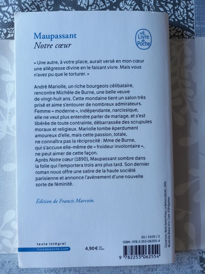 Maupassant Notre cœur - photo numéro 2
