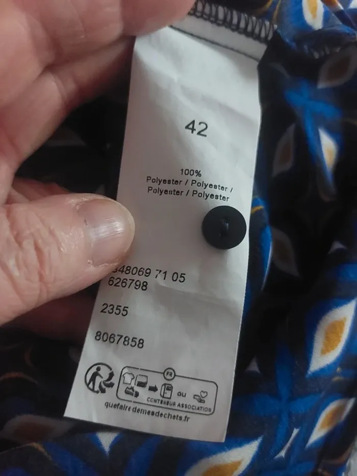 Chemisier style pyjama satiné - photo numéro 8