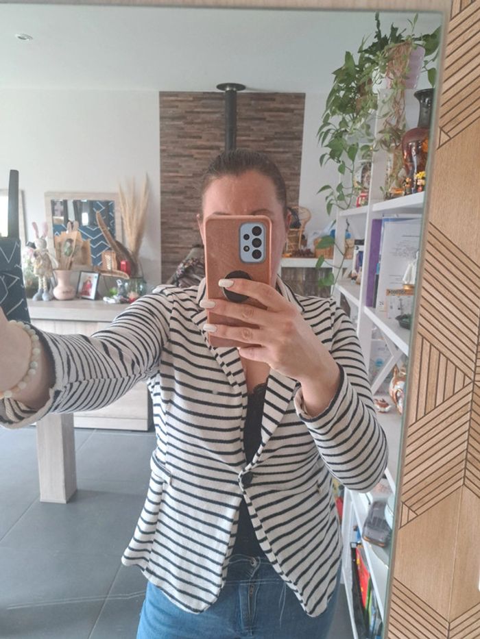 Veste rayée
