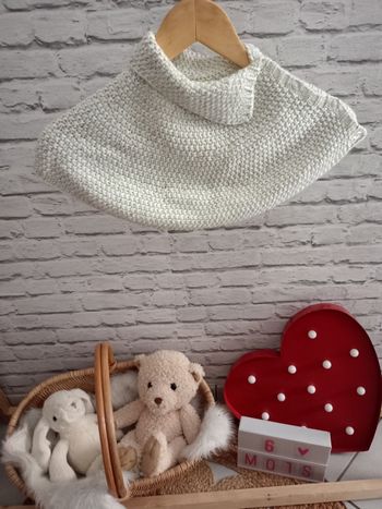 Châle tricot Kiabi neuf 6mois