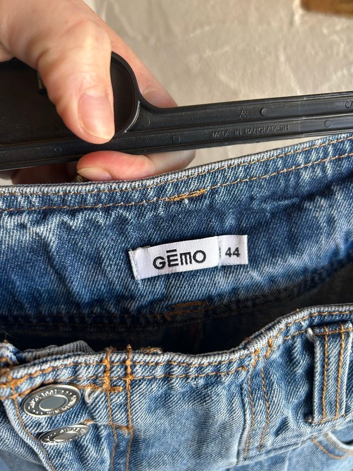 Jupe en jean bleu Gémo - taille 42 - photo numéro 3