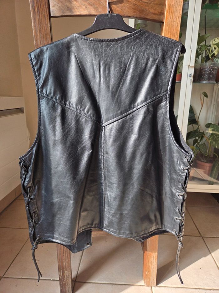 Boléro en cuir véritable - photo numéro 3