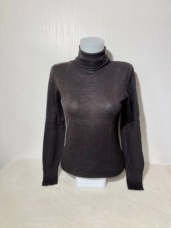 Pull col roulé noir Caroll - Taille 40