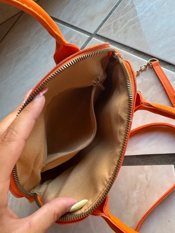 Sac à main orange - photo numéro 3