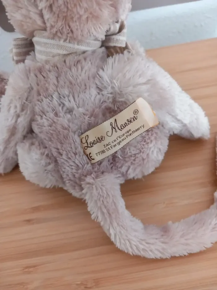 Peluche souris Louise Mansen 21cm - photo numéro 5