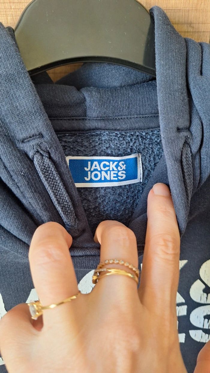 Sweat à capuche garçon Jack & Jones 12 ans - photo numéro 3