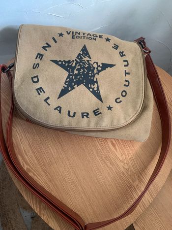 Sac bandoulière vintage édition Inès delaure couture
