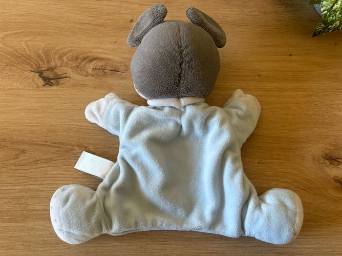 Doudoh marionnette Mickey bleu blanc nuage mouton Disney - photo numéro 3