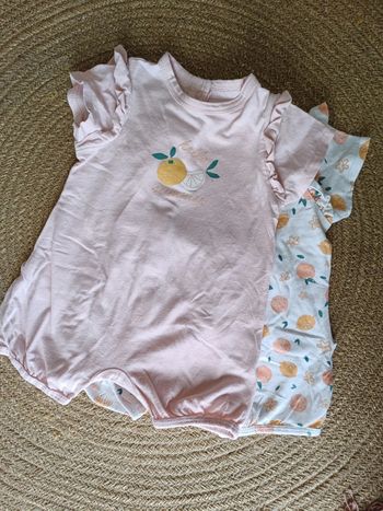 Magnifiques bodys été Verbaudet 6 mois