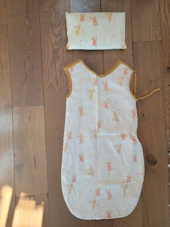 Gigoteuse d'été + coussin turbulette