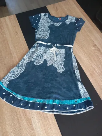 Robe bleue desigual 11/12 ans
