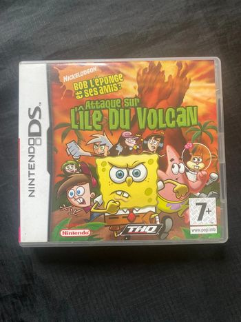 bob l’éponge l’attaque sur l’île du volcan ds
