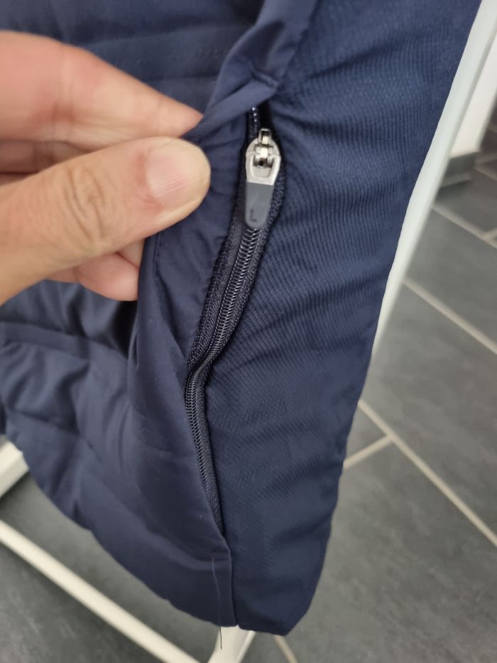 Doudoune sans manches fine Lacoste bleu marine XS - photo numéro 6