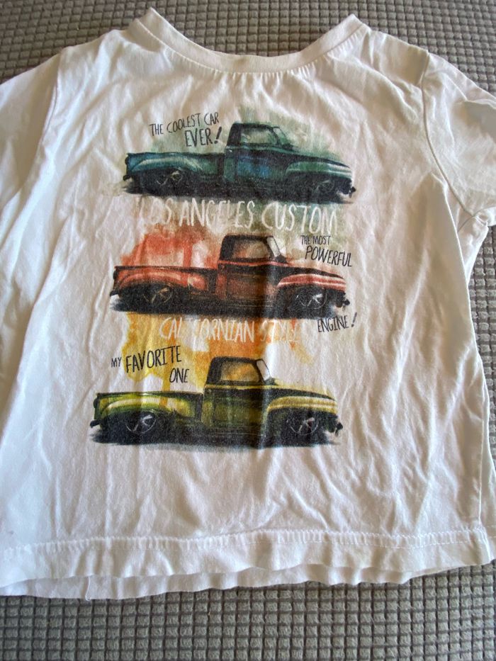 T-shirt voiture bébé garçon 24 mois - photo numéro 2