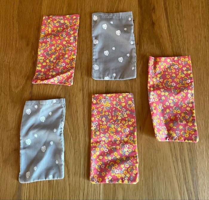 Tissus de récupération petites pochettes - photo numéro 6