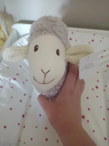 Peluche mouton jardin d'Ulysse neuve