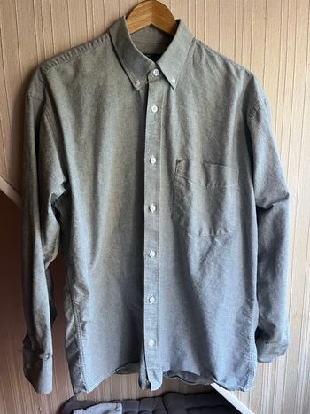 Chemise grise homme New Man taille XL
