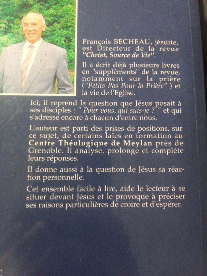 François Becheau sj - Pour vous qui suis-je? - photo numéro 3