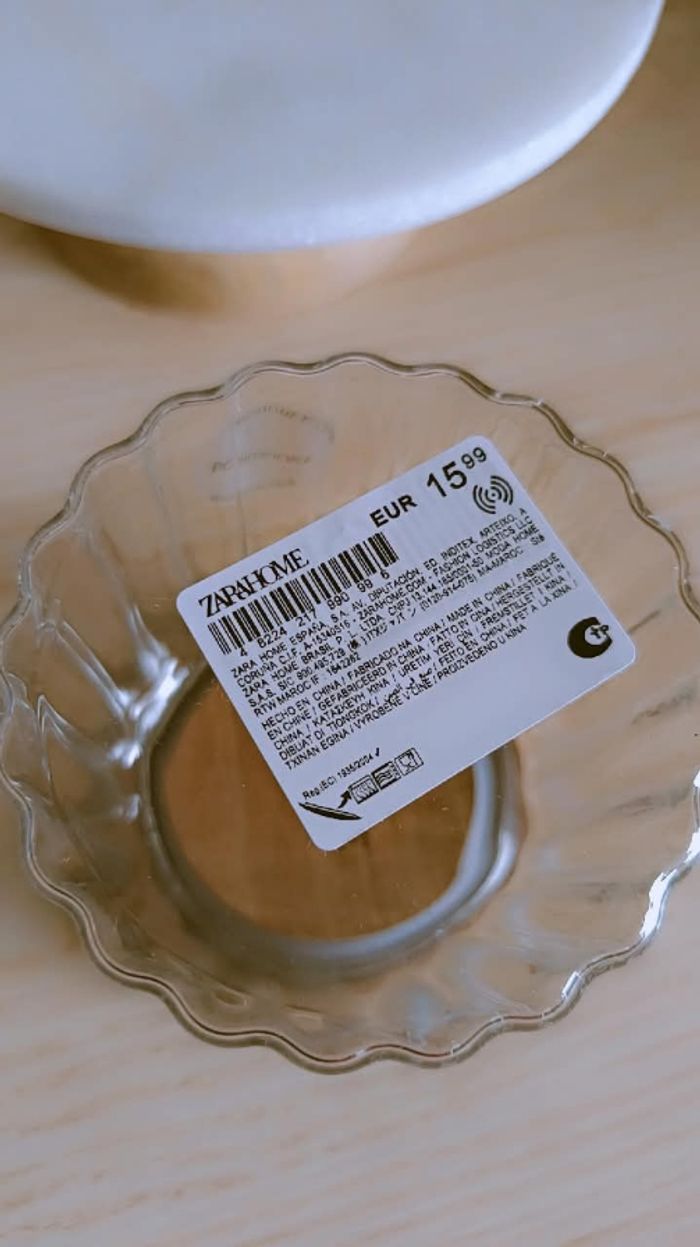 Bocal en verre et bois #acacia - photo numéro 3