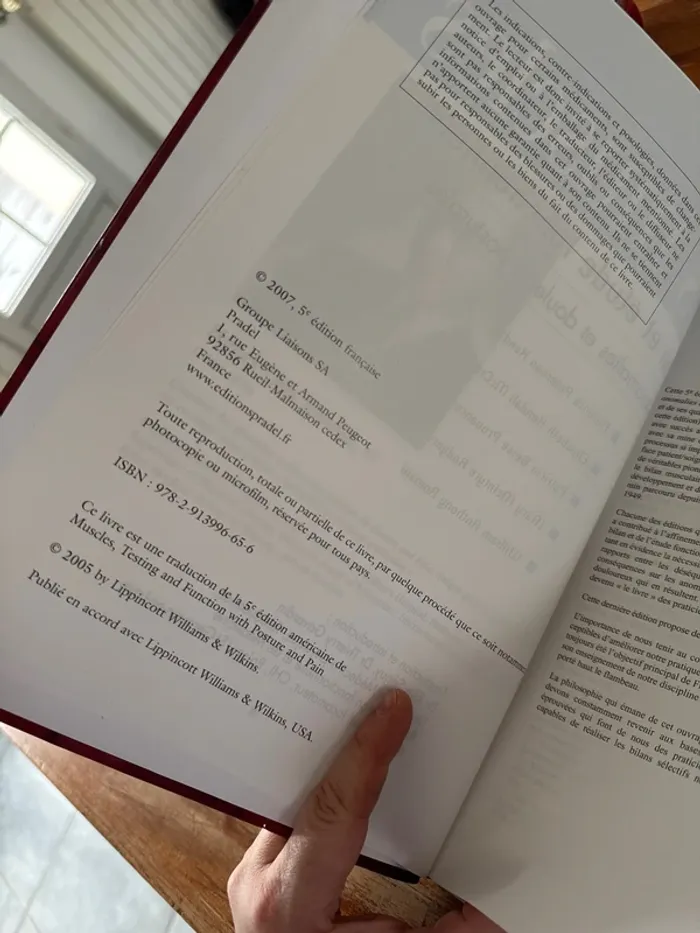 Livre les muscles, bilan et étude fonctionnelle, anomalie et douleur posturale - photo numéro 6