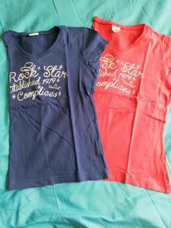 Lot de t-shirts complices fille
