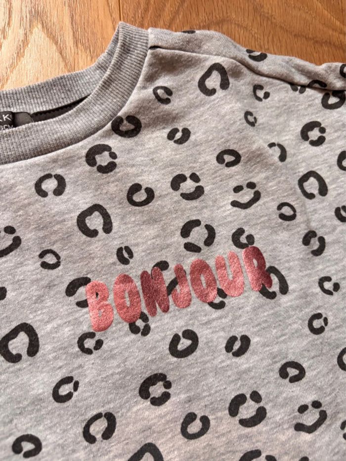 Pull léopard gris fille 10/11 ans Primark - photo numéro 2