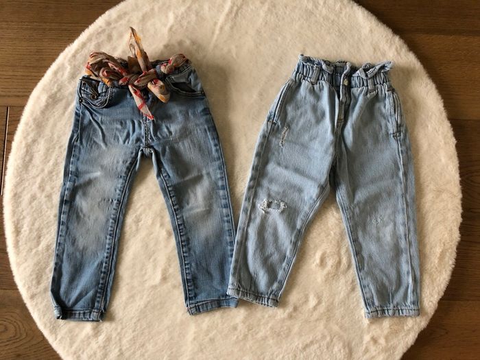 Lot 2 jeans Zara 24/36 mois 2/3 ans