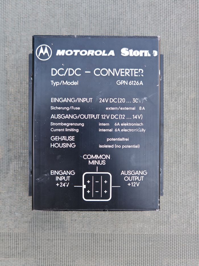 Convertisseur courant continu 24 vdc / 12 vdc 6 ampère