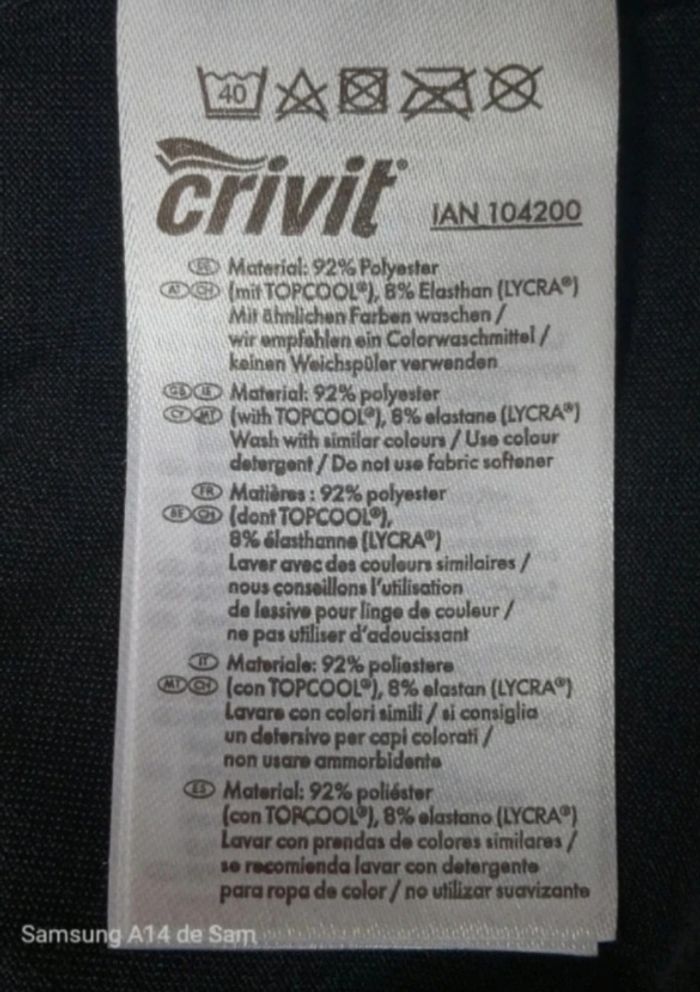 T-shirt femme marque crivit taille S - photo numéro 4