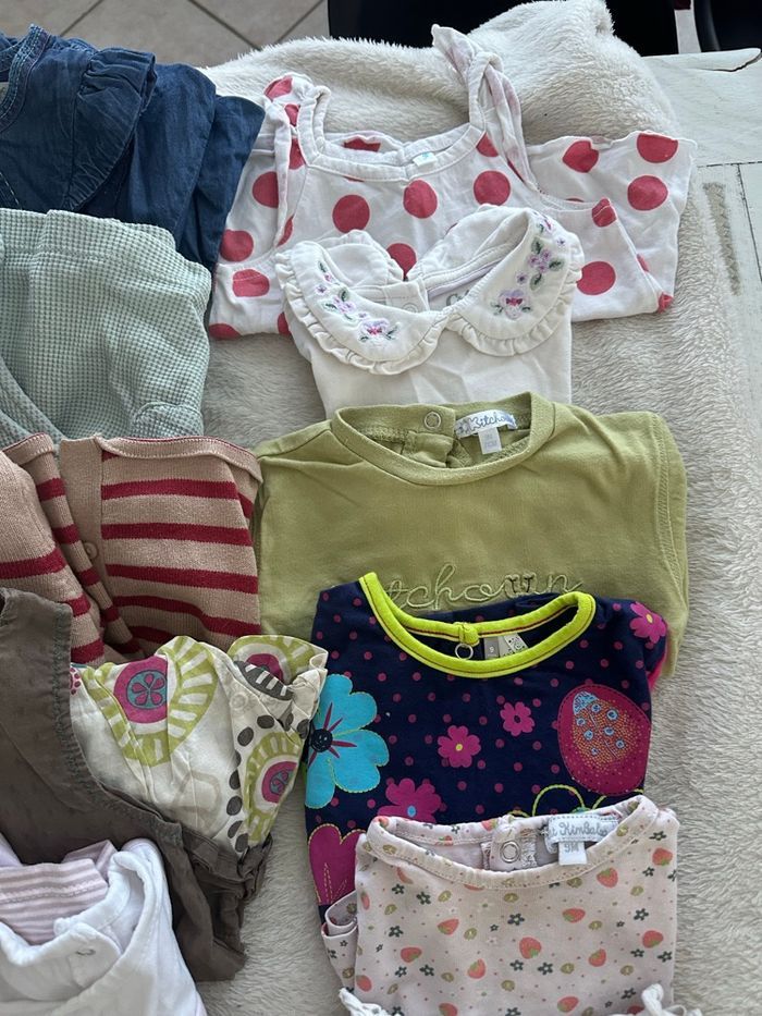 Lot de vêtements fille 9 mois - photo numéro 3