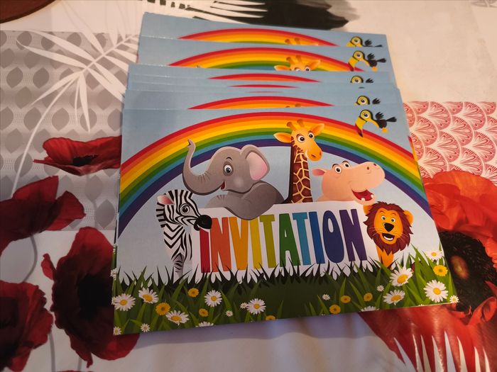 Cartes d invitation enfants