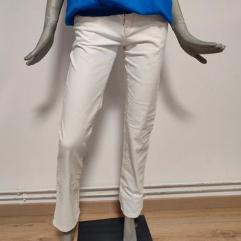 Jean blanc strech