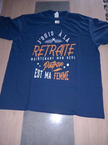 Tee-shirt je suis à la retraite