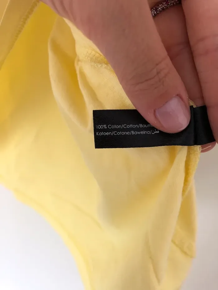 Débardeur court jaune Hawaï Undiz taille M - photo numéro 5