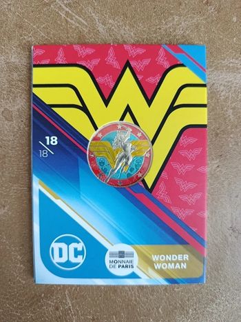 10 euros argent DC Comics 2025 - Wonder woman