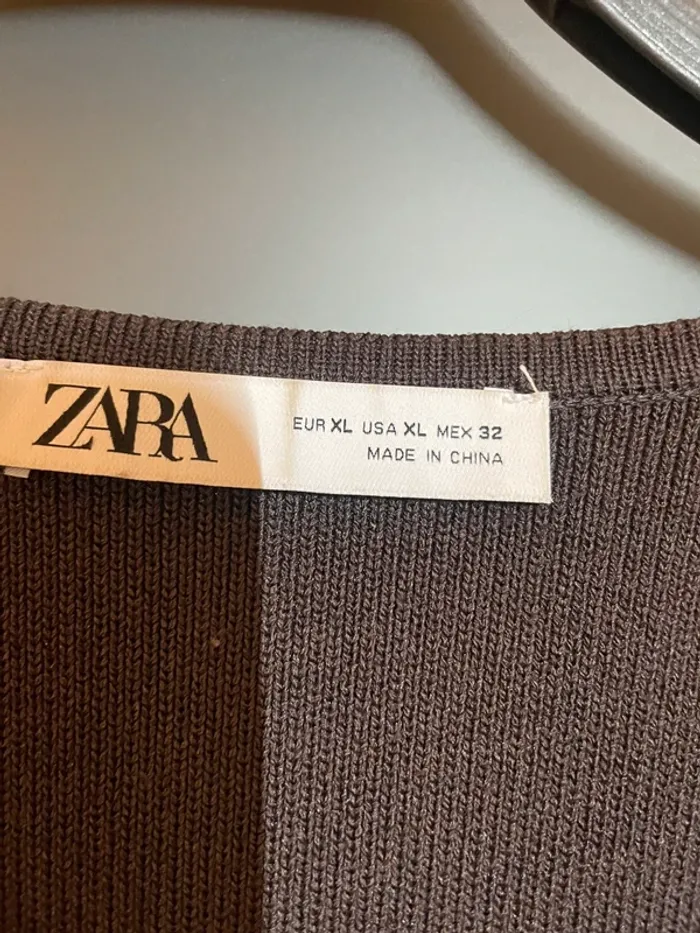 Magnifique, ensemble, jupe et pull Zara, taille XL - photo numéro 4