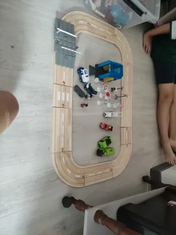 Route en bois