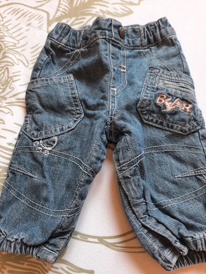 Lot de 2 pantalons 1mois - photo numéro 2