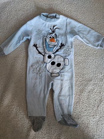 Pyjama velours Olaf T.18 mois