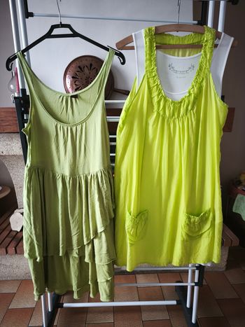 Lot robe verte