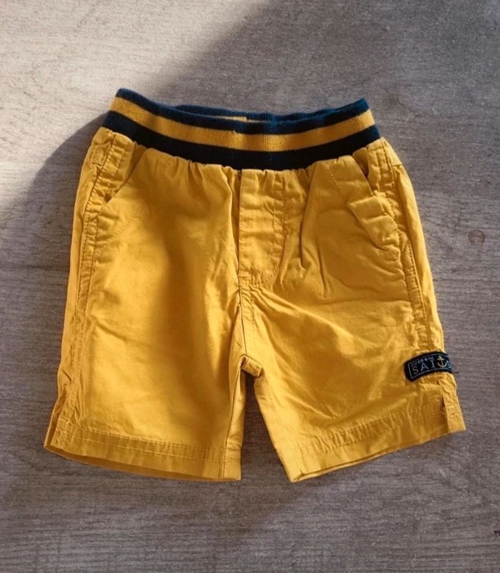 Ensemble short et tee-shirt bébé 9mois - photo numéro 3