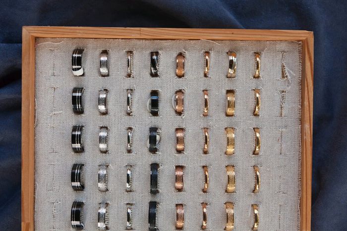 Lot de 80 bagues en acier inoxydable - photo numéro 3