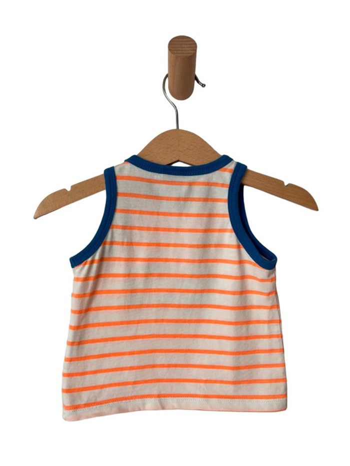 Ensemble d’été bleu et orange fluo - Sergent Major 6 mois (68cm) - photo numéro 3