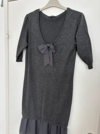 Robe laine fluide en bas T38/40